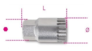 Beta 3973 4 trapasverwijderaar 1 2 sleutel met centreerpen