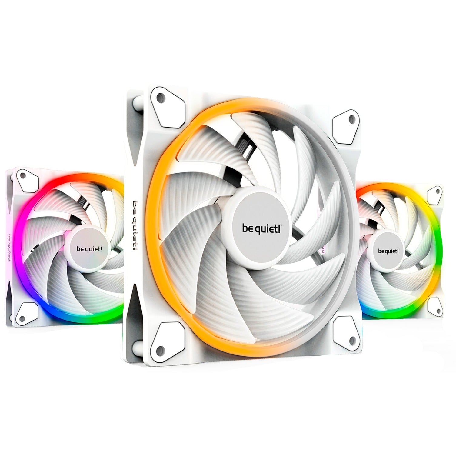 Be quiet! Light White 120mm PWM high-speed Triple Pack
