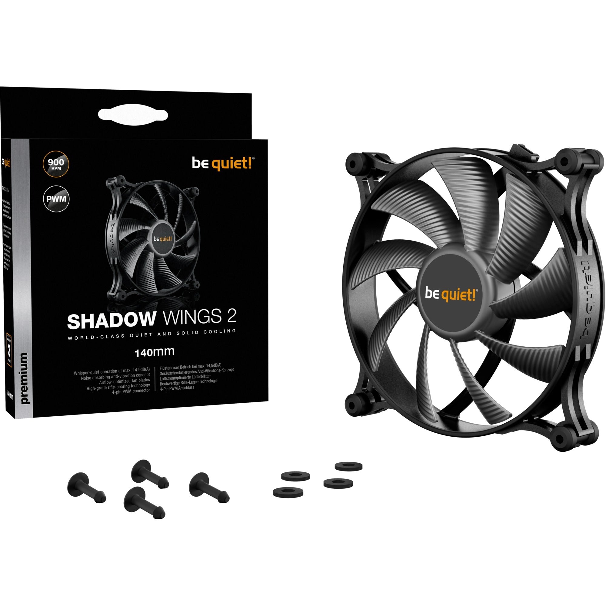 Be quiet! Shadow 2 PWM 140 mm