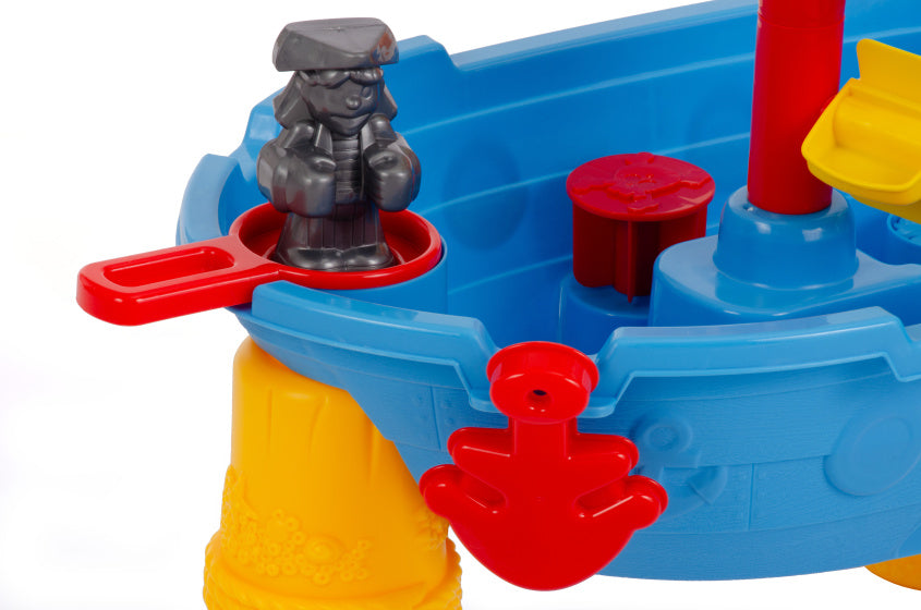 Strandspeelgoed compacte zand- en watertafel met accessoires 21-delig