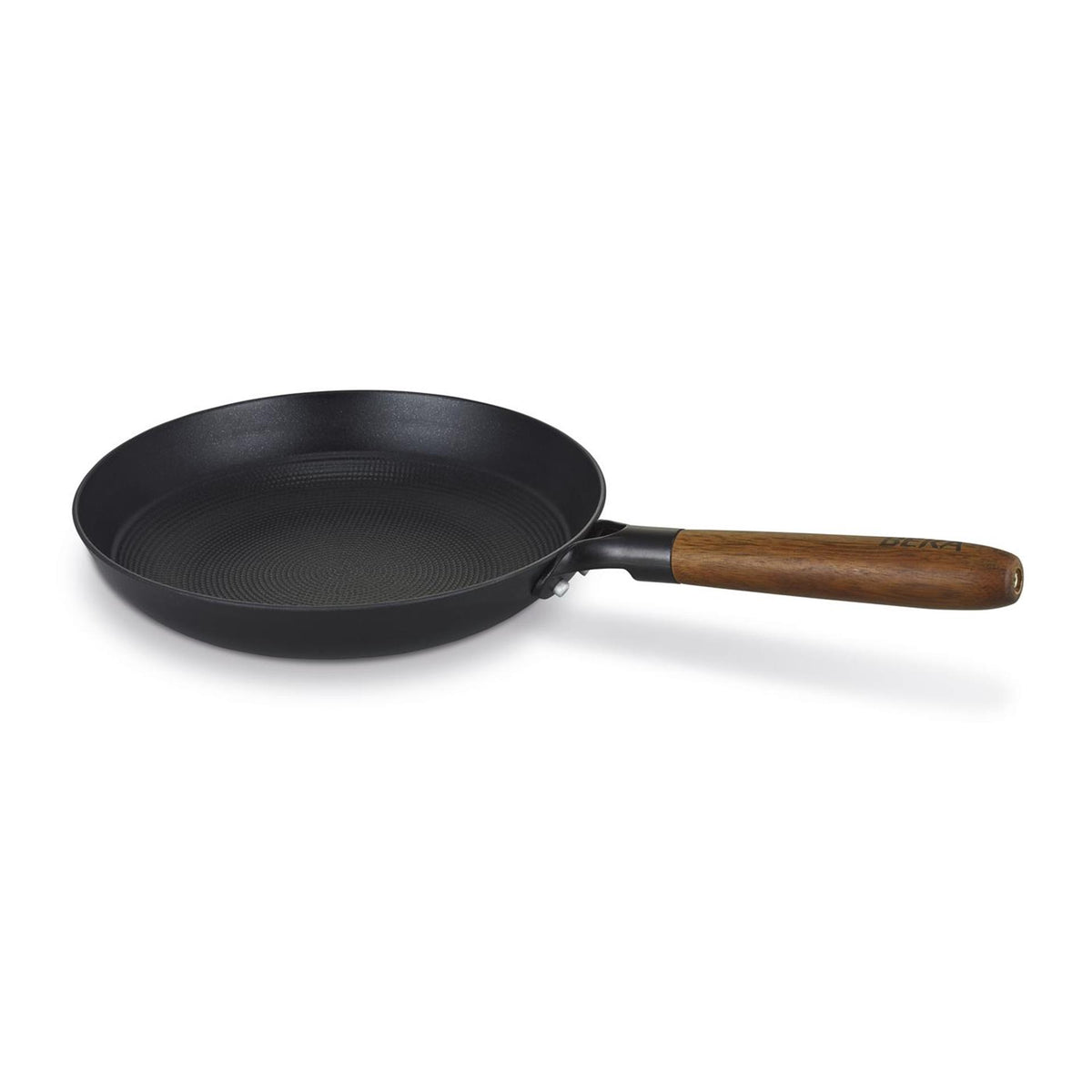 Beka mandala pan non-stick - ø 28 cm – unieke patroon - 100% pfas-vrije antiaanbaklaag - geschikt voor inductie bbq - 100% gerecycled geperst ijzer – keramische antikleef -houten steel met ophanggat