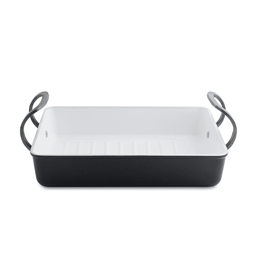 Berghoff eclipse braadschotel zwart keramisch 33x24x7cm