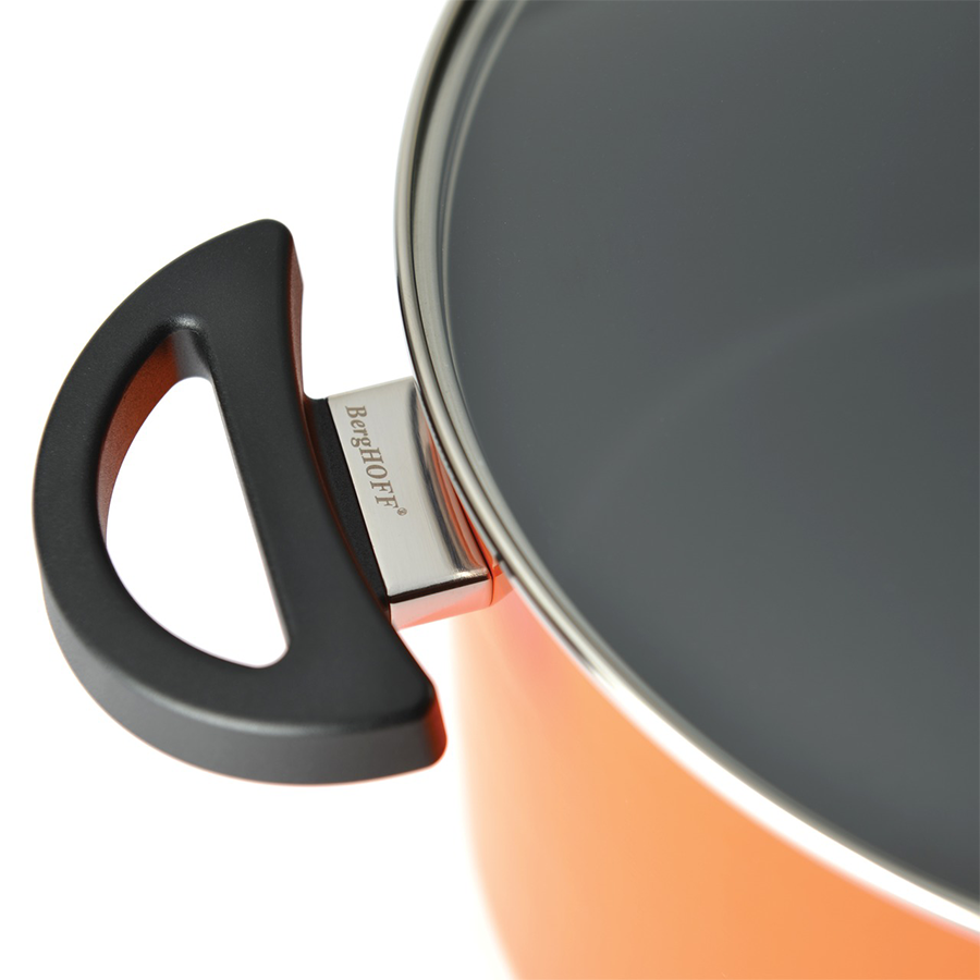 Berghoff eclipse kookpot met deksel oranje ø16cm