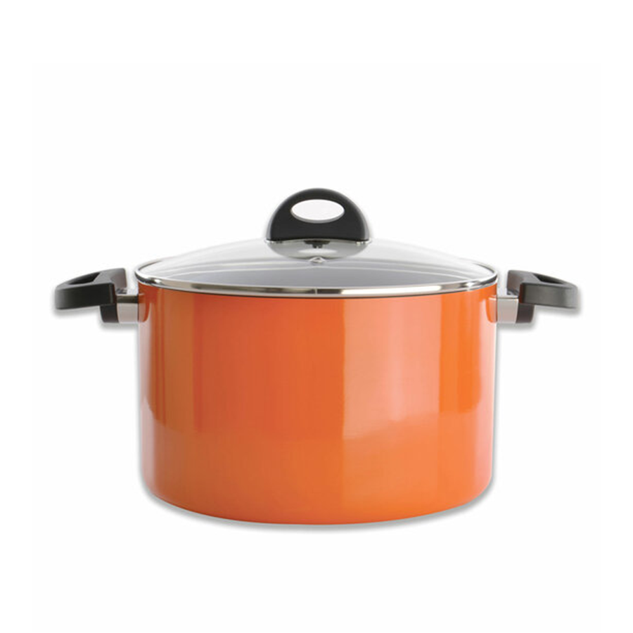 Berghoff eclipse kookpot met deksel oranje ø24cm