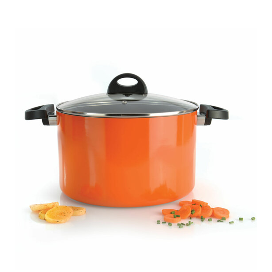 Berghoff eclipse kookpot met deksel oranje ø24cm