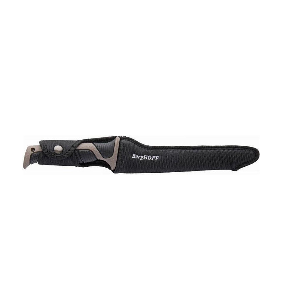 Berghoff everslice fileermes gekarteld flexibel 23 cm met beschermhoes