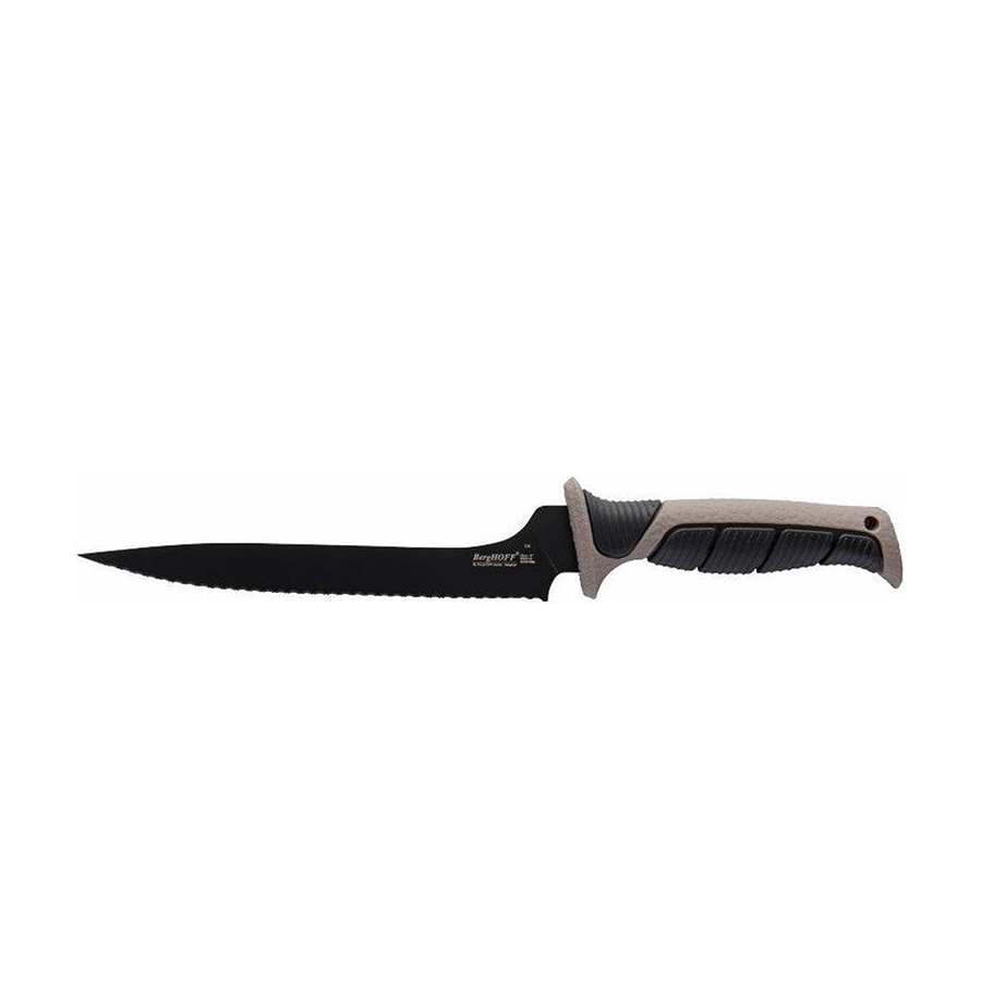 Berghoff everslice fileermes gekarteld flexibel 23 cm met beschermhoes