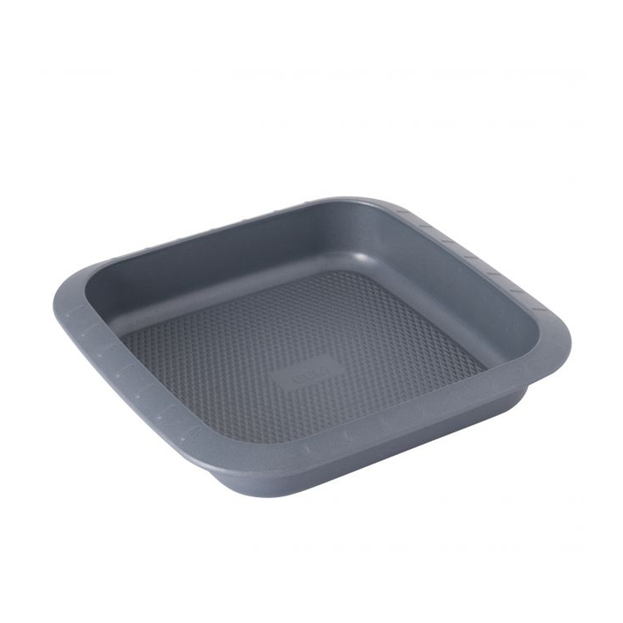 Berghoff gem cakevorm vierkant grijs 26,5x25x5cm