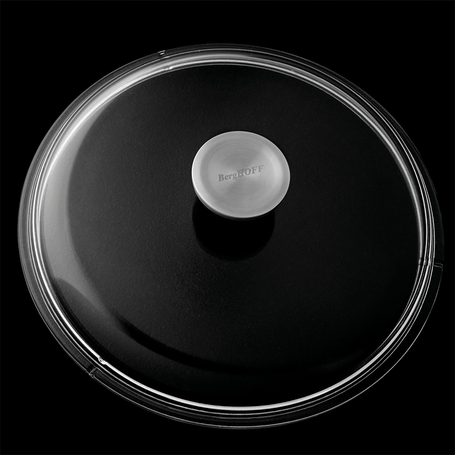Berghoff gem sauteerpan 2 handvaten met deksel zwart ø28cm