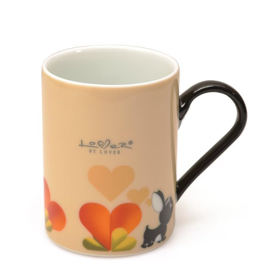 Berghoff lover by lover koffiemok oranje 350ml 2 stuks