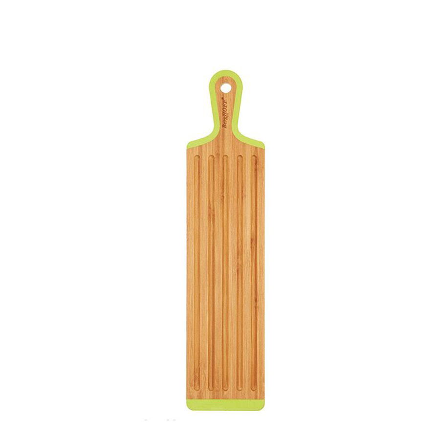 Berghoff snijplank lang met handvat bamboe 43x10x1,6cm