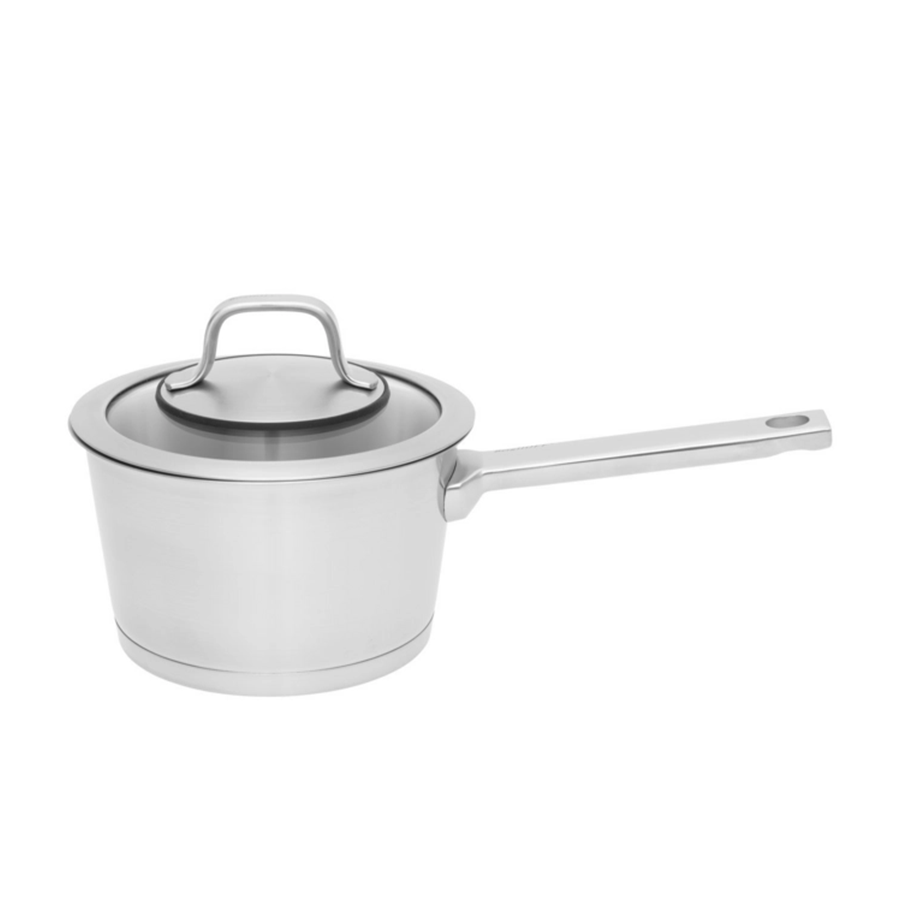 Berghoff studio steelpan met deksel ø16cm