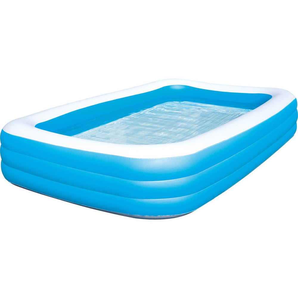 Bestway familiebad rechthoekig blauw deluxe 305cm