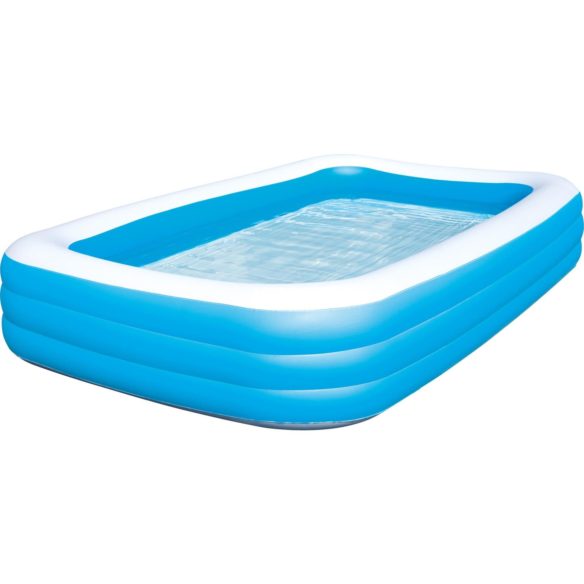 Bestway familiebad rechthoekig blauw deluxe 305cm