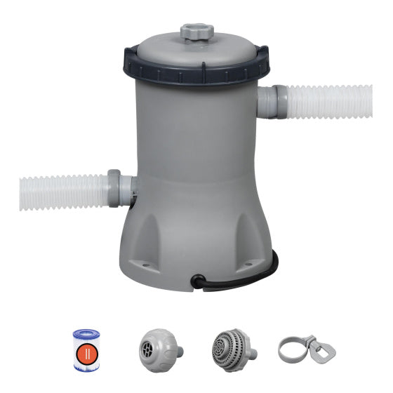 Bestway Cartridgefilterpomp 1,2 m³ u 12V Grijs