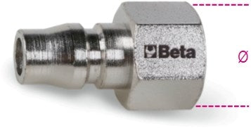 Beta 1916jf 1 4 snelkoppelingen | europees profiel | inwendige draad | cilindrisch (bspt) - 019160456 019160456