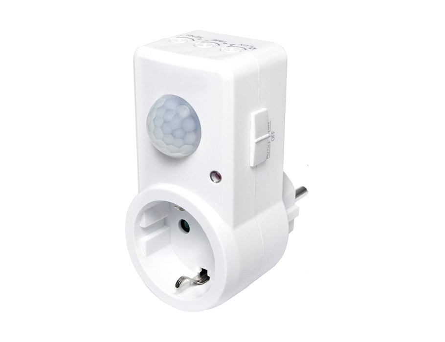 Q-link pir bewegingsmelder plug-in - wit