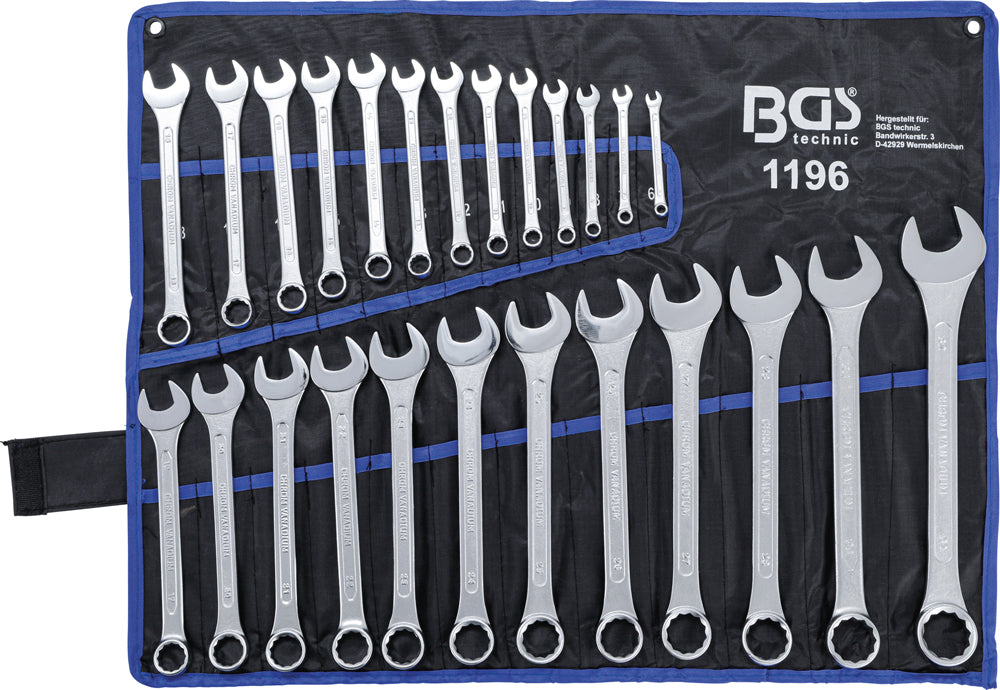 Bgs technic combination spanner set 25 pieces