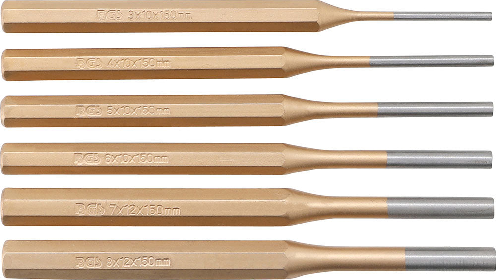 Bgs technic pin punch set 3-8mm