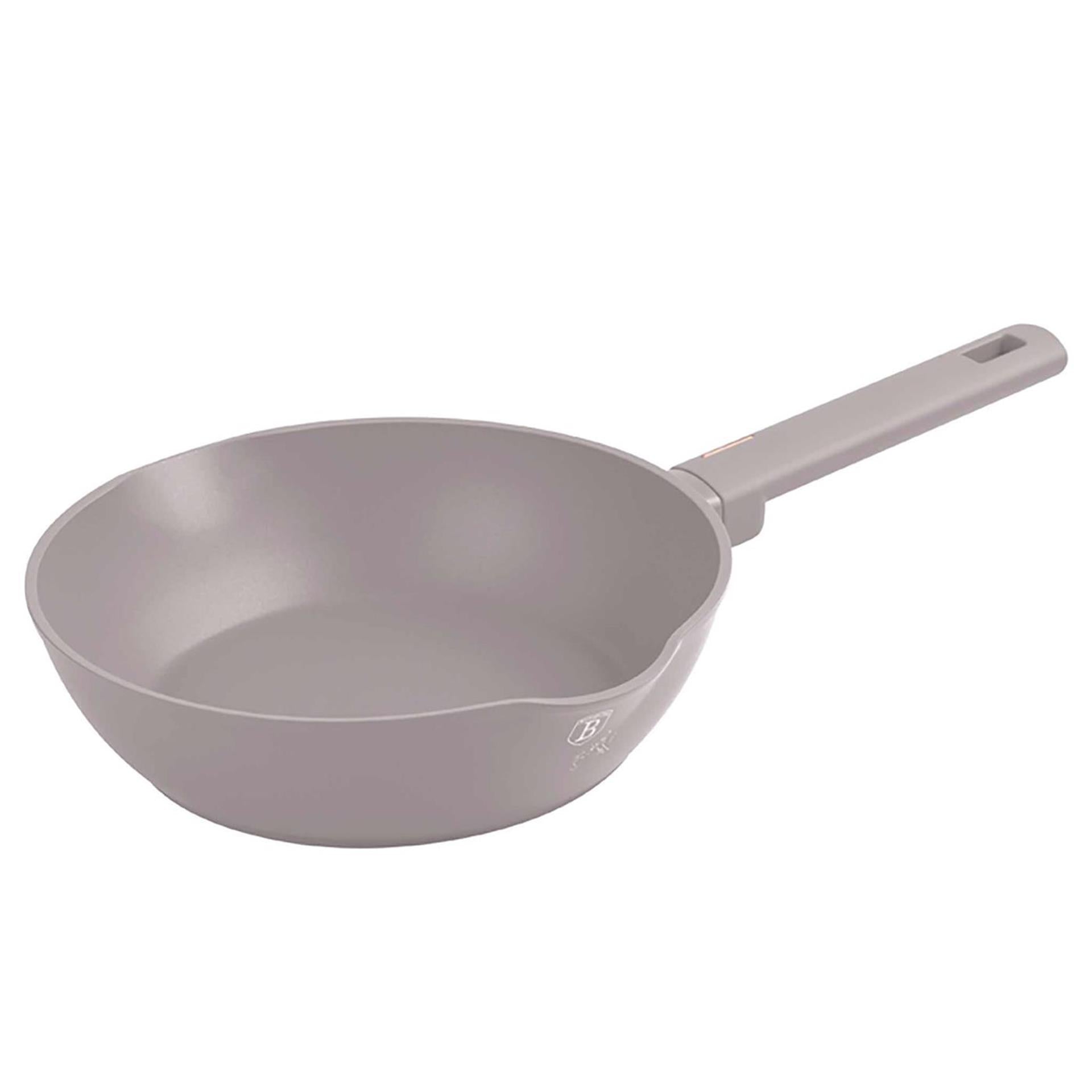 Berlingerhaus diepe koekenpan 28cm taupe