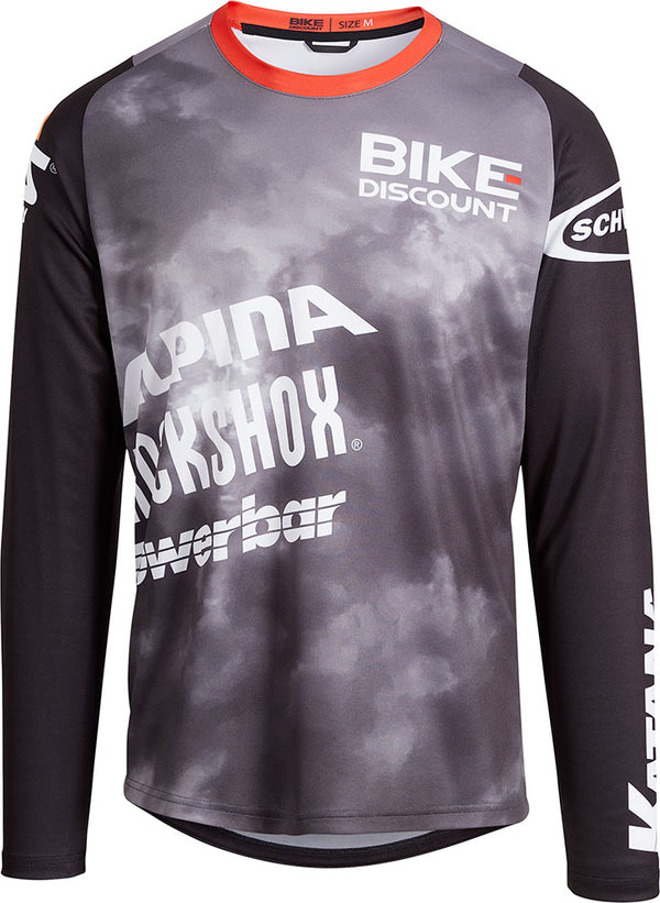 Bike-discount team trikot | l (trail lang)