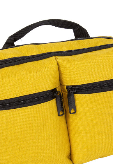 Bikedrops stuurtas met schouderhengsel nylon 3l geel