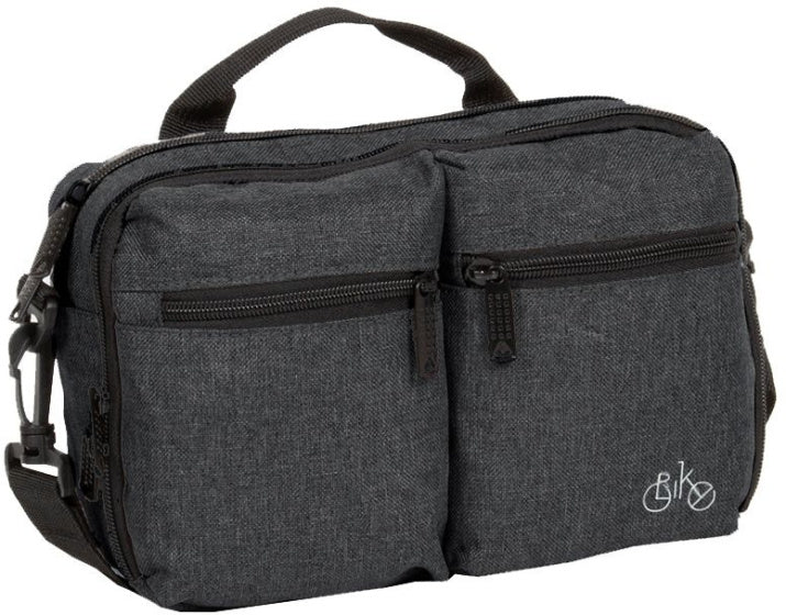 Bikedrops stuurtas met schouderhengsel nylon 3l zwart