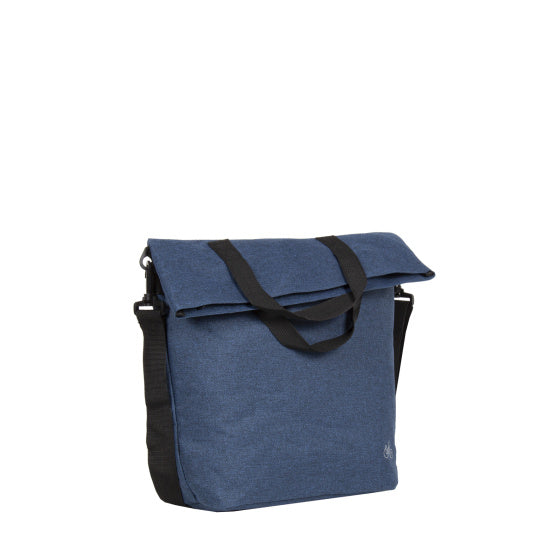 Bikedrops shopper fietstas met schouderhengsel nylon 12l navy