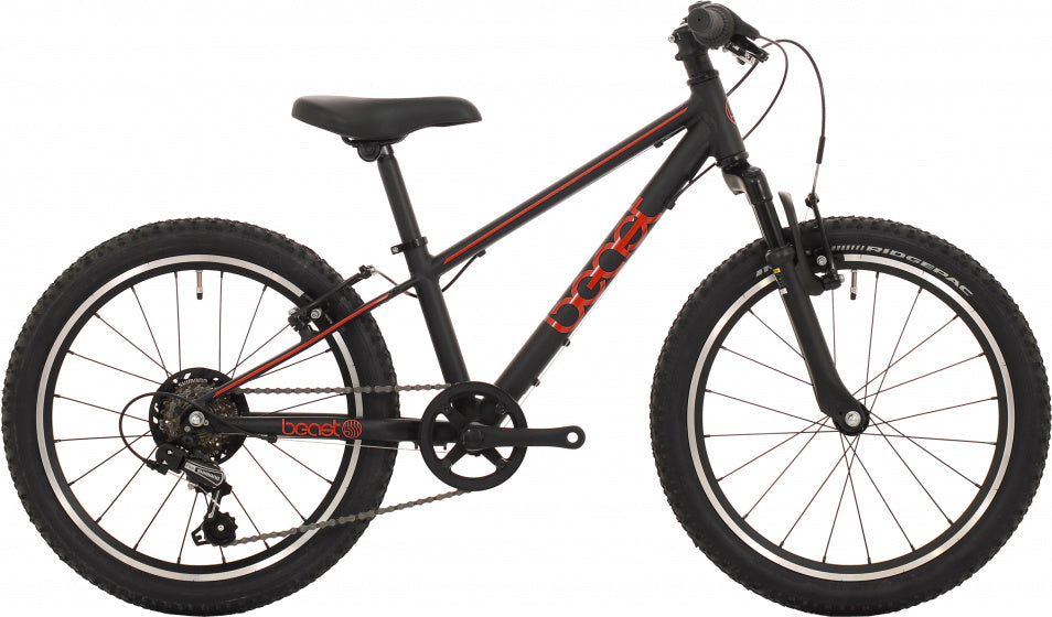 The Beast 20 pouces 26 cm Garçon 6SP V-Brakes Noir Rouge