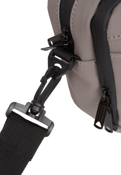 Bike splash waterafstotende stuurtas met schouderhengsel 3l taupe