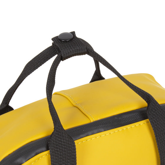 Fiets spatwaterafstotende fietsrugzak 17l geel