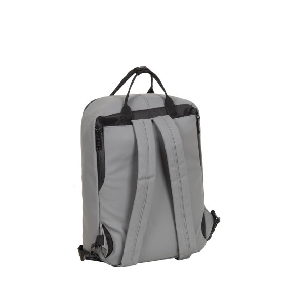 Bike spatwaterafstotende fietsrugzak 17l grijs