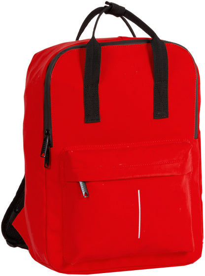 Fiets spatwaterafstotende fietsrugzak 17l rood