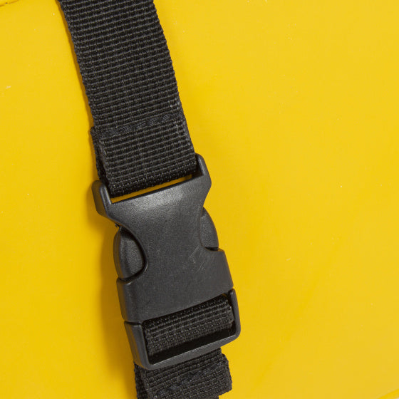 Bike splash waterafstotende stuurtas met schouderhengsel 3l geel