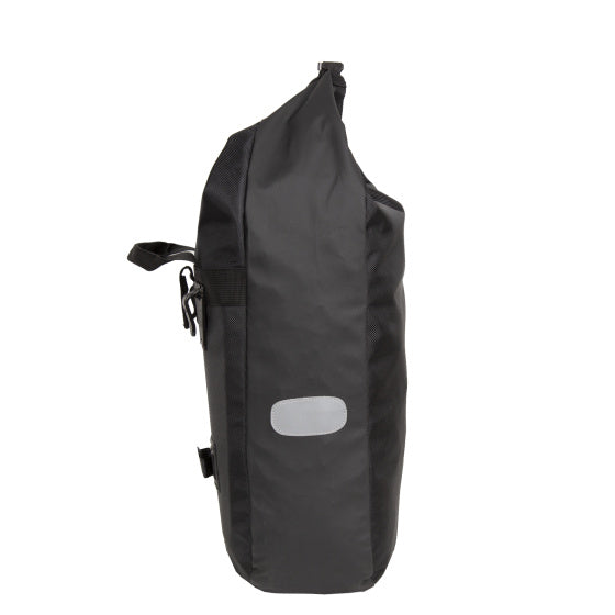 Bike wave fietsschoudertas nylon 12l zwart