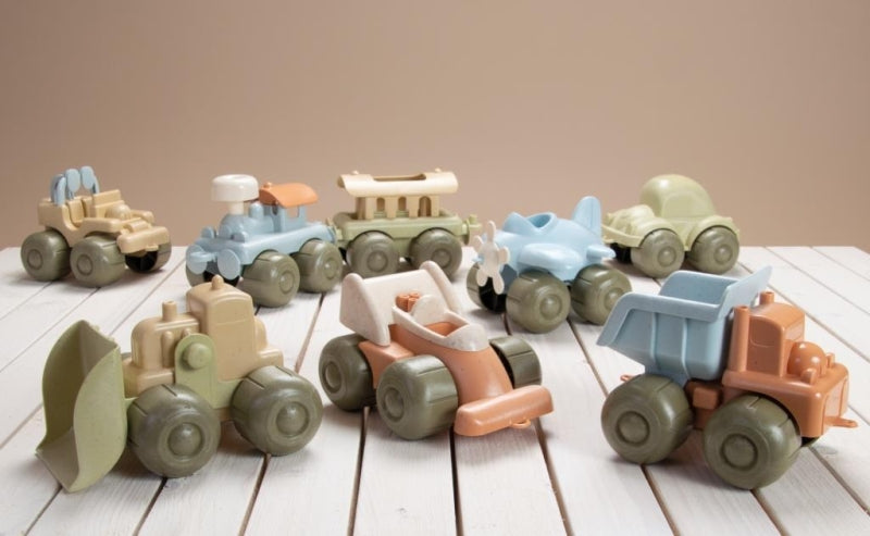 Dantoy bioplastic voertuig (onverpakt 8 ass.)