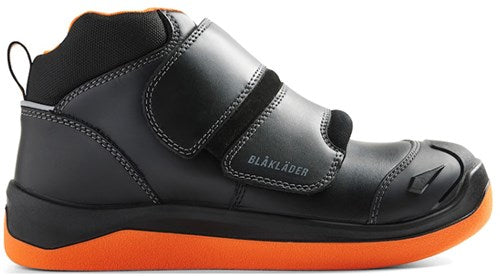 Blåkläder asfaltschoen elite 2459 s2 p hoog | zwart oranje | maat 43 - 00.183.010.43