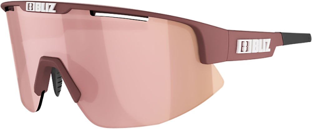 Bliz matrix small brown w rose multi - sports glasses