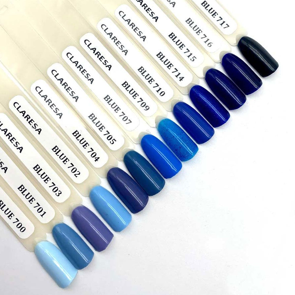 Claresa uv led gellak 5ml blauw 710 neem me mee naar de rivier