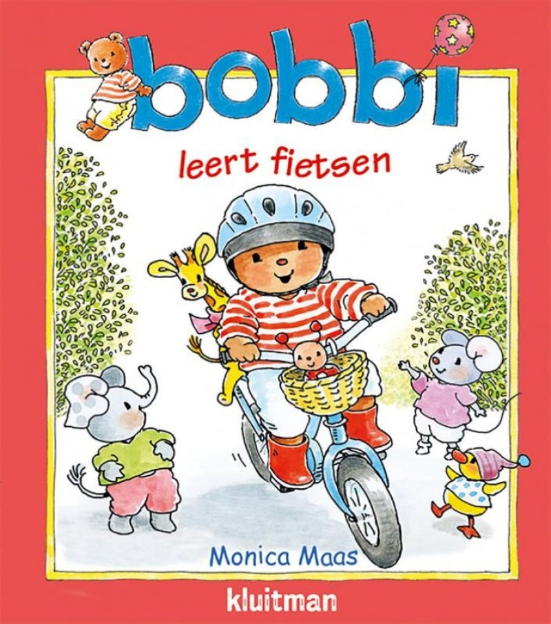 Kluitman bobbi leert fietsen