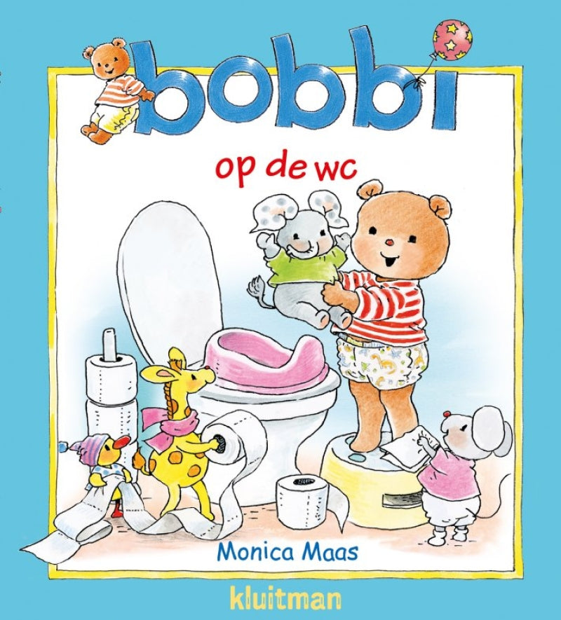 Kluitman bobbi op de wc