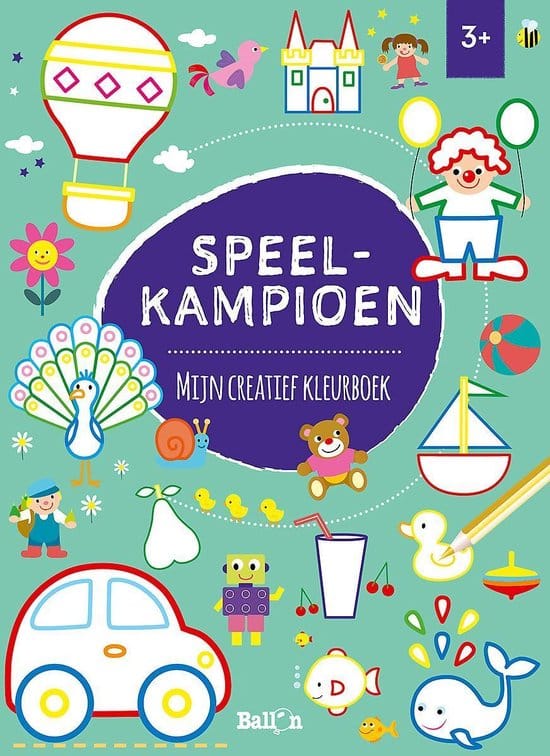 Bongers speelgoed speel kampioen mijn creatief kleurboek 96 pagina apos;s