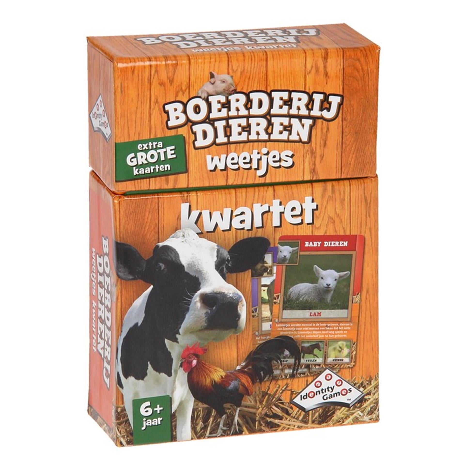 Boosterbox identiteitsspellen boerderij dieren weetjes kwartet 02265