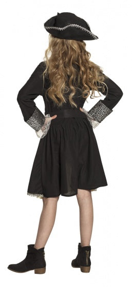 Piraat Tracy Kostuum Meisjes 10 - 12 jaar Zwart maat 140 158