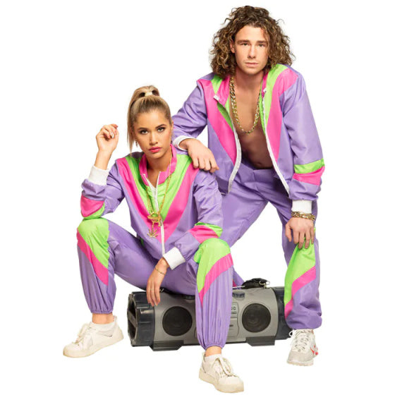 Retro Trainingspak Heren Polyester maat L