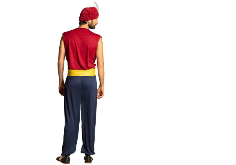 Aziz Kostuum Heren Donkerblauw Rood maat 50 52 54