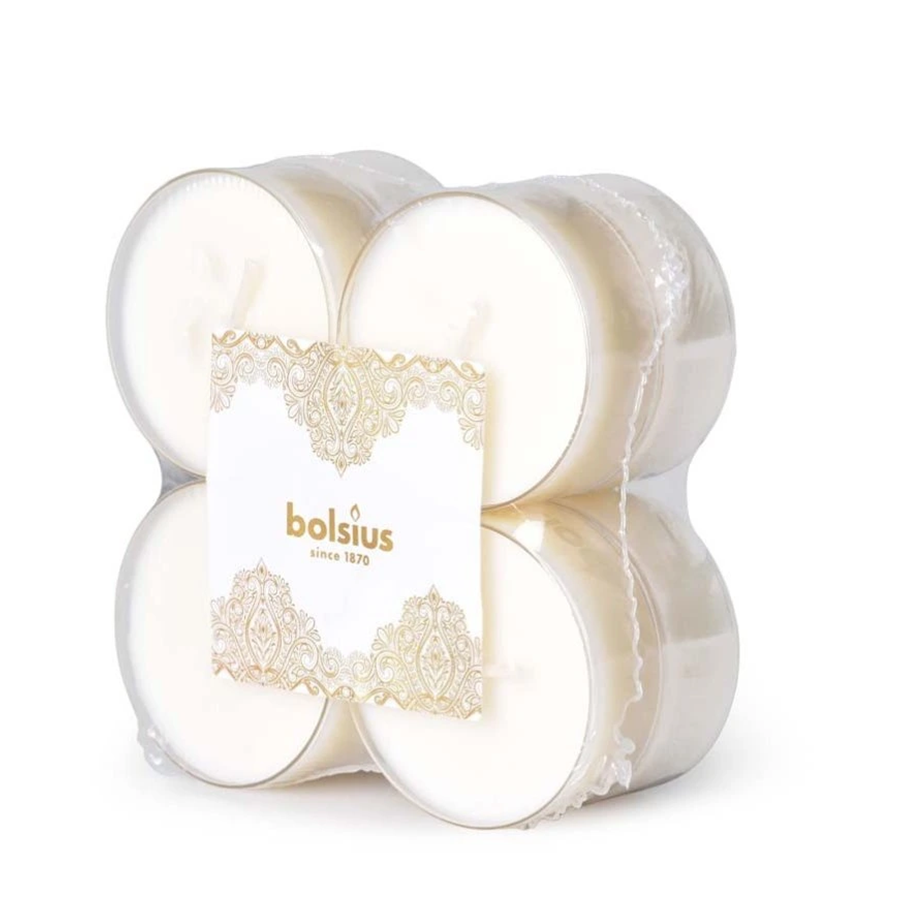 Bolsius geurtheelicht maxi vanille 8 stuks