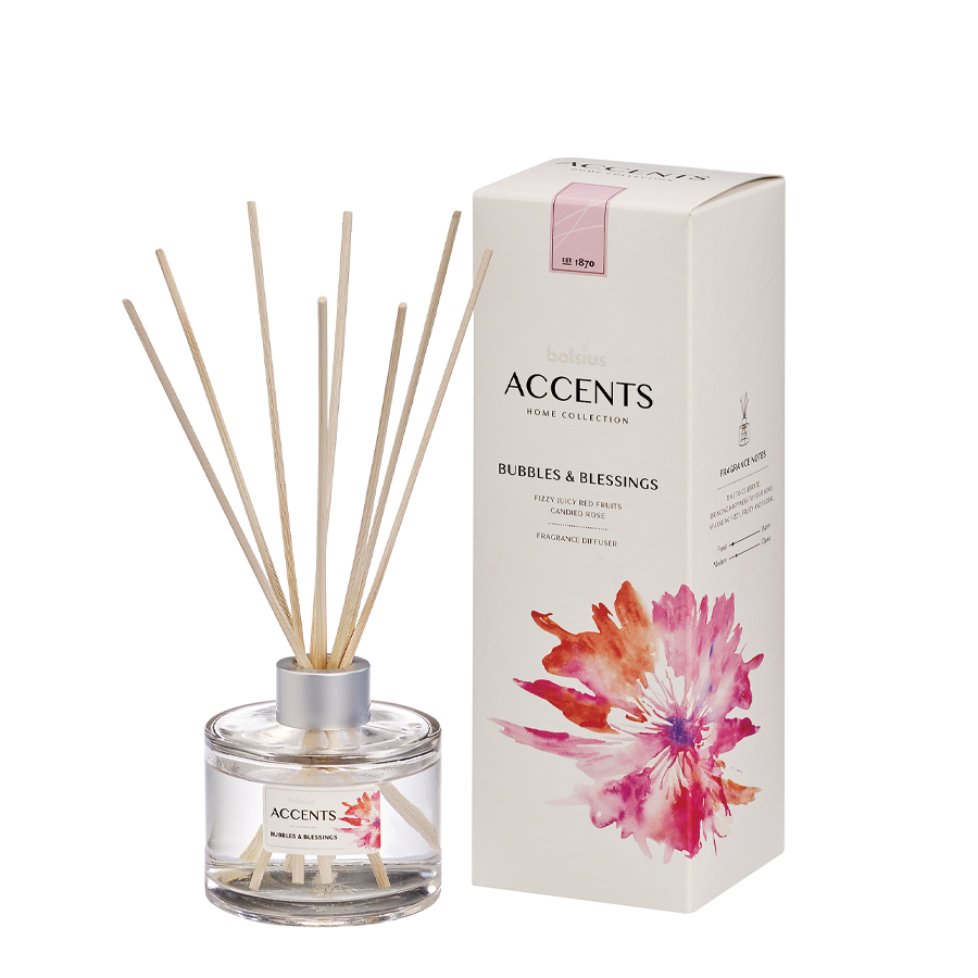 Bolsius geurverspreider accents bubbles blessings 100ml