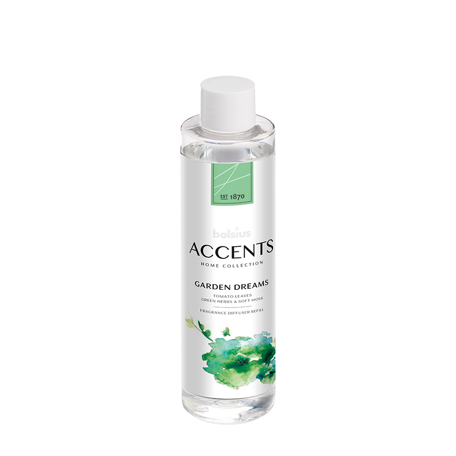 Bolsius geurverspreider accents garden dreams refill 200ml