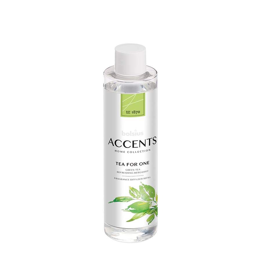 Bolsius geurverspreider accents tea for one refill 200ml